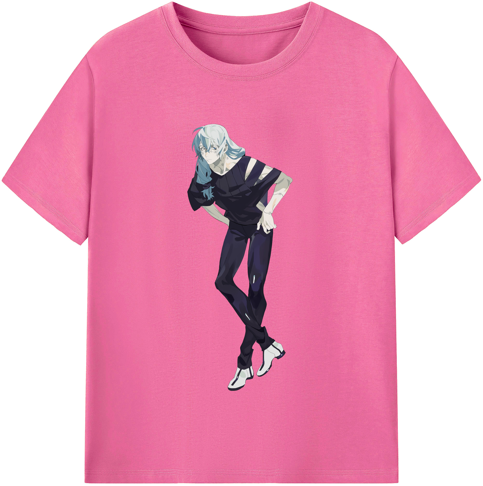 （画像用） 呪術廻戦 Jujutsu Kaisen レディースカジュアルプリントTシャツ（綿100％）